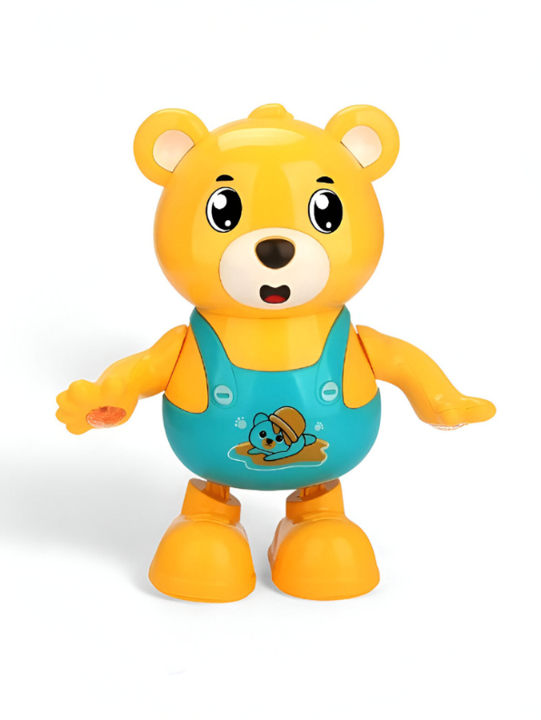 Dancing Musical Bear Toy for Toddlers | Walking & Talking w/ LED Lights | Battery Operated Funny Toy LMI15140.