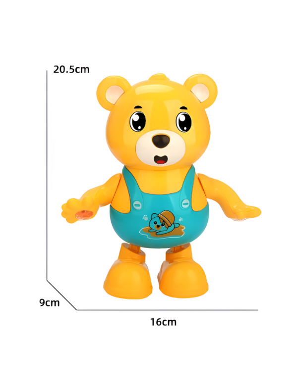 Dancing Musical Bear Toy for Toddlers | Walking & Talking w/ LED Lights | Battery Operated Funny Toy LMI15140.