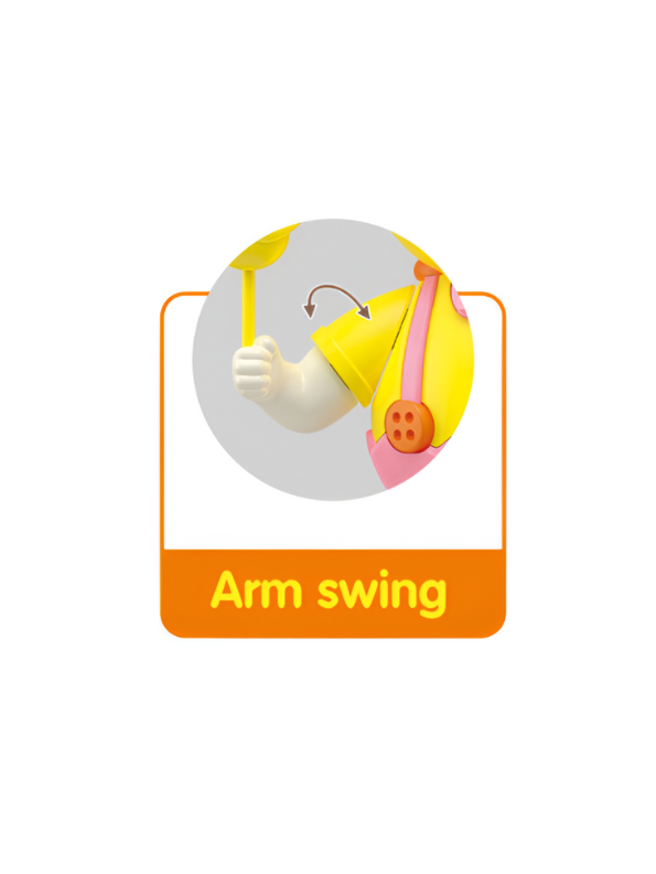 Dancing Panda Robot Toy – Musical Walking Panda with LED Lights, Sound & Interactive Play, Yellow Duck Costume Blue LMI14279.