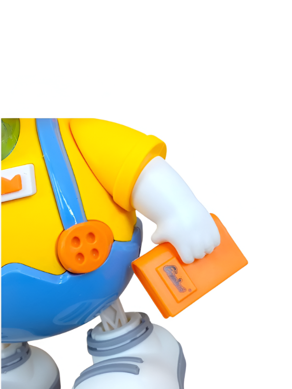 Dancing Panda Robot Toy – Musical Walking Panda with LED Lights, Sound & Interactive Play, Yellow Duck Costume Blue LMI14279.