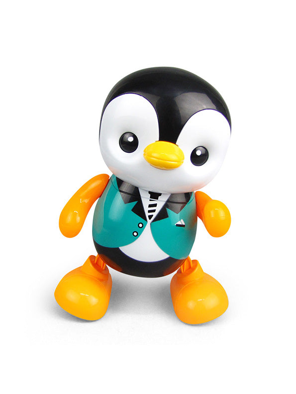 Dancing Penguin Toy For Kids Swinging With Light And Music