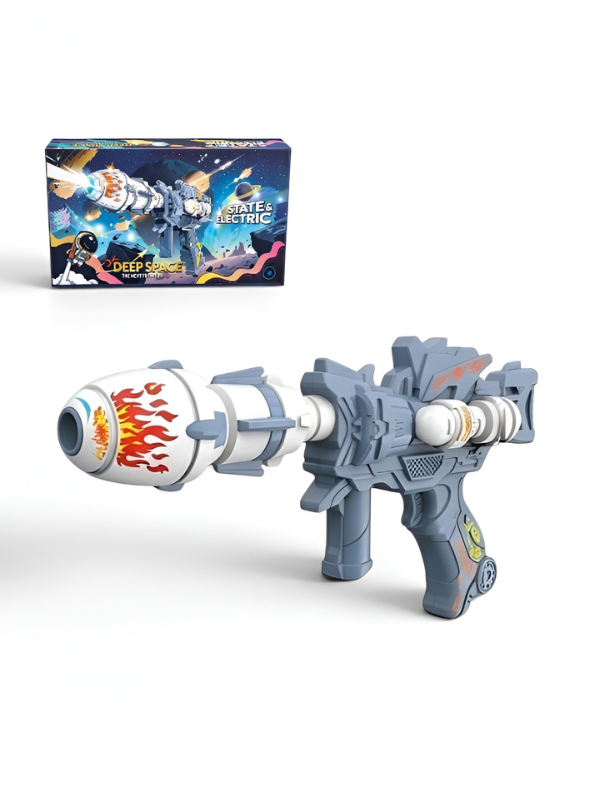 Deep Space Electric Toy Blaster Gun – Astronaut Rocket Launcher TV4478.