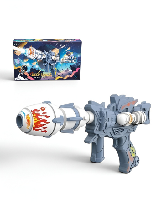 Deep Space Electric Toy Blaster Gun – Astronaut Rocket Launcher TV4478.