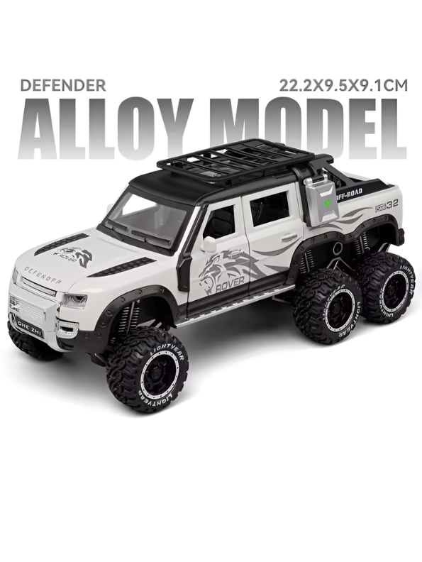 Defender Rover Metal Diecast Car Scale 1:24 - Free Car Inside LMI15451.