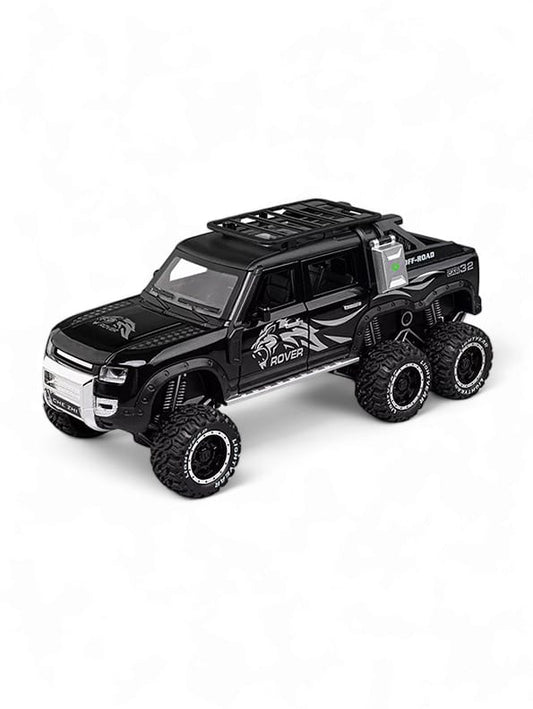 Defender Rover Metal Diecast Car Scale 1:24 - Black (S) - Toyloft