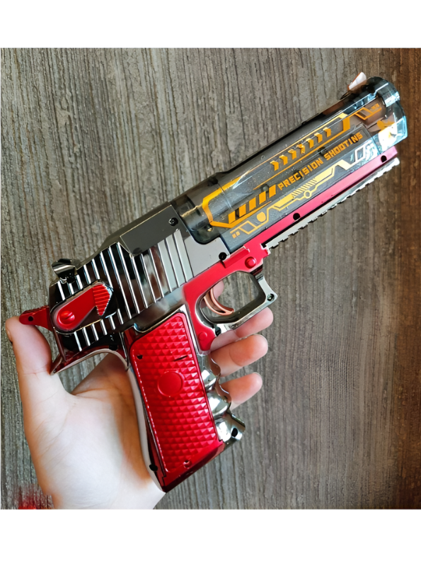 Desert Eagle Electronic Light & Sound Toy Gun with Simulated Smoke Spray Effect MD315