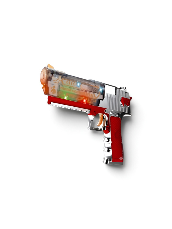 Desert Eagle Electronic Light & Sound Toy Gun with Simulated Smoke Spray Effect MD315