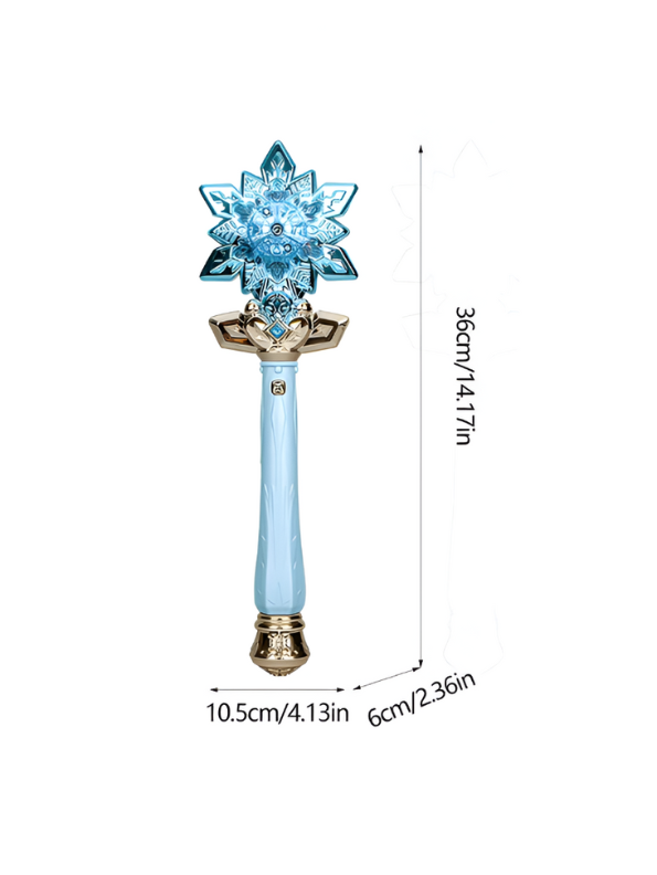 Diamond Magic Wand – Spray Outlet with LED Light & Music | Luxury Water Spray Wand - Blue NX15703.