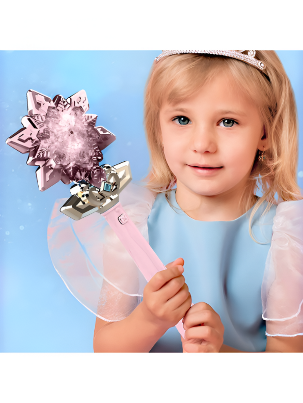 Diamond Magic Wand – Spray Outlet with LED Light & Music | Luxury Water Spray Wand - Pink NX15703.