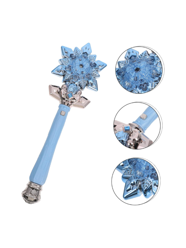 Diamond Magic Wand – Spray Outlet with LED Light & Music | Luxury Water Spray Wand - Blue NX15703.