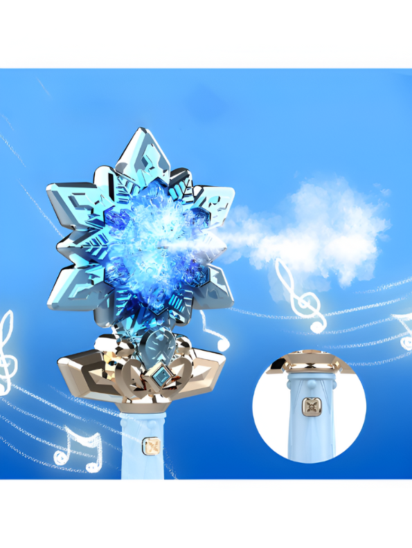 Diamond Magic Wand – Spray Outlet with LED Light & Music | Luxury Water Spray Wand - Blue NX15703.