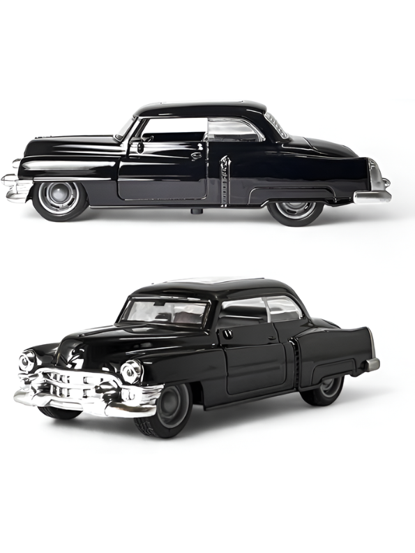 1953 Classic Vintage Coupe 1:36 Scale Die-Cast Model Car – Gloss Black Retro Collectible MD1623