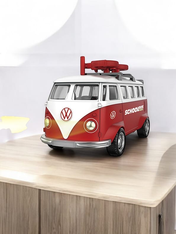 Diecast School Bus Model - Red 1:24 Scale Collectible Toy | NX-N-24 ...