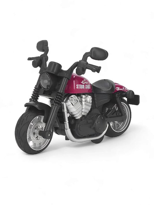 Diecast Wings Storm Chaser Bike With Light & Sound - Pink (S)