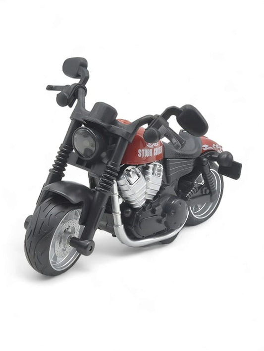 Diecast Wings Storm Chaser Bike With Light & Sound - Red (S)