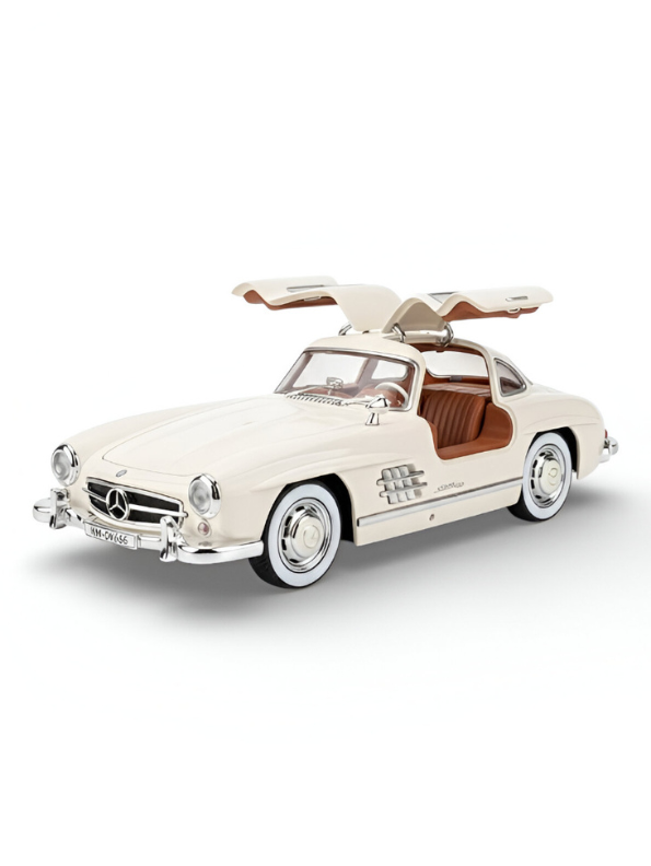 Mercedes-Benz 300 SL Gullwing 1:22 Scale Diecast Model Car – Edition Collectible Replica - Free Car Inside - TV6611