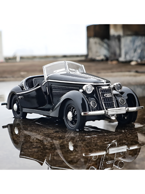 1936 Wanderer W25K Roadster Diecast Model 1:32 Scale – Vintage Audi Classic CRA Collectible Car TV2674