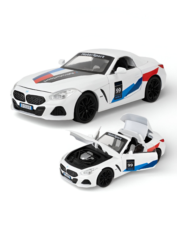 BMW Z4 Motorsport Diecast Model Car 1:22 Scale – Detailed Collectible Racing Replica with Realistic TV6610.