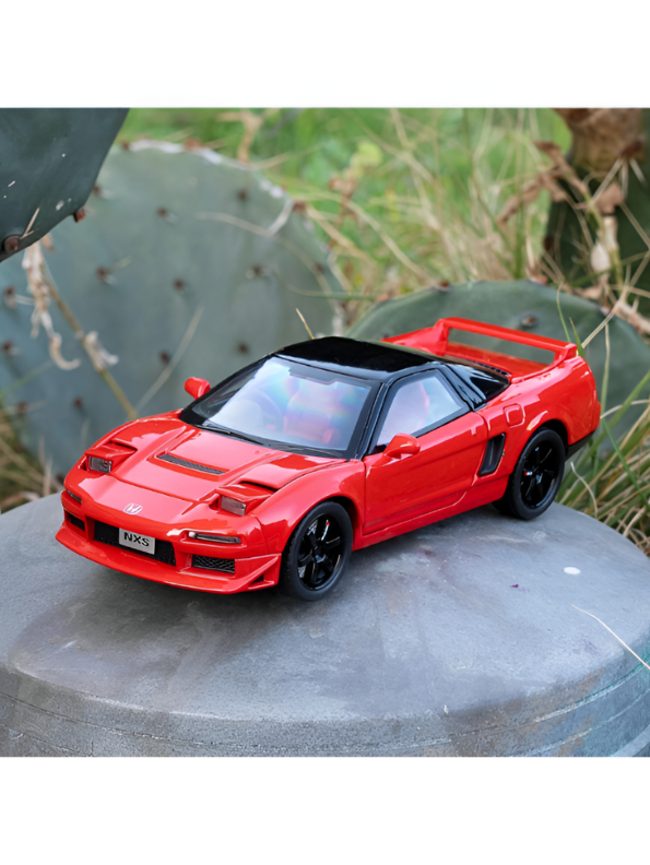 Honda NSX Diecast Model Car 1:32 Scale - Red JDM Supercar Toy, Collectible Vehicle with Opening Parts & Red Racing Seats TV6291.