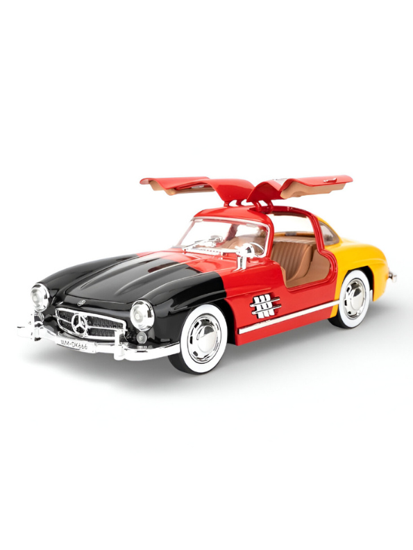 Mercedes-Benz 300 SL Gullwing 1:22 Scale Diecast Model Car – Edition Collectible Replica - Free Car Inside - TV6611