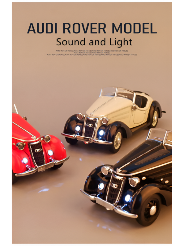 1936 Wanderer W25K Roadster Diecast Model 1:32 Scale – White Vintage Audi Classic CRA Collectible Car TV2674