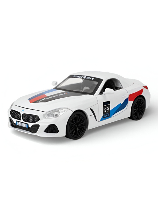 BMW Z4 Motorsport Diecast Model Car 1:22 Scale – Detailed Collectible Racing Replica with Realistic TV6610.