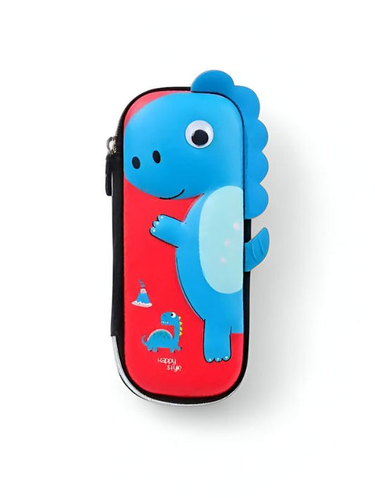 DinoZip – 3D Dinosaur Pouch for Kids | Large Storage Single Chain Pencil Case | Cute & Durable NOV3274.
