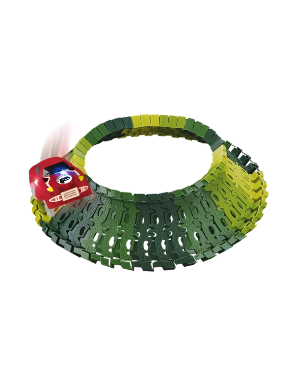 Dinosaur Park Flexible Race Track Set with 360 Degree Stunt Loop TV1781.
