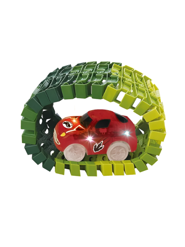 Dinosaur Park Flexible Race Track Set with 360 Degree Stunt Loop TV1781.