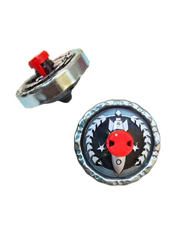 Dinosaur Spinning Top Launcher Toy Gun – T-Rex Battle Beyblade Game with Metal Burst Tops NX16578.
