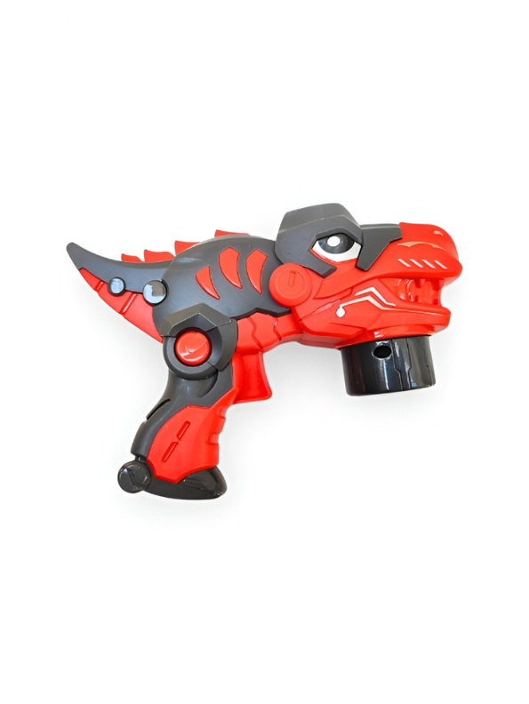 Dinosaur Spinning Top Launcher Toy Gun – T-Rex Battle Beyblade Game with Metal Burst Tops NX16578.