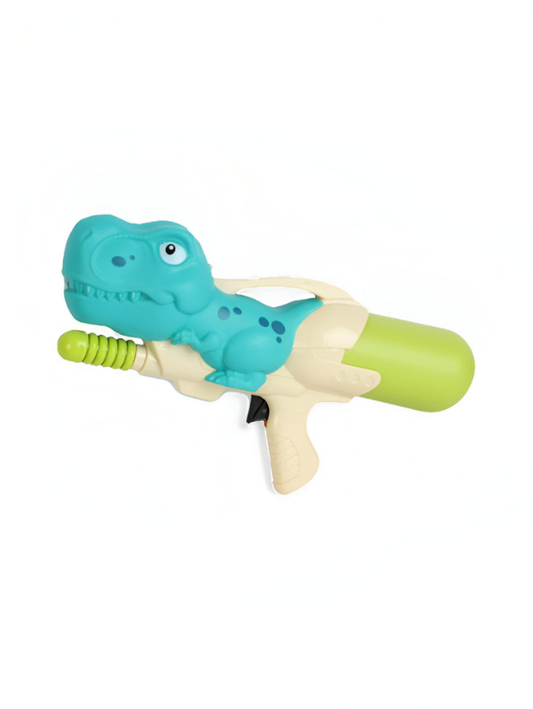 Dinosaur Water Gun Pichkari Toy for Kids | Teal T-Rex Squirt Blaster | Fun Summer Outdoor Play Turquoise LMI14355.
