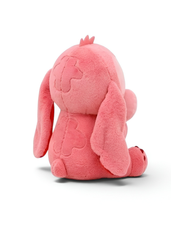 Disney Lilo Angel Plush - 10-Inch Stuffed Animal Holding Heart Pink ST16616.