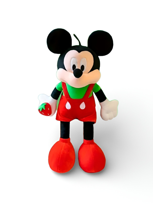 Disney Mickey Mouse Plush Toy with Strawberry 50cm Soft Stuffed Teddy ST15986.