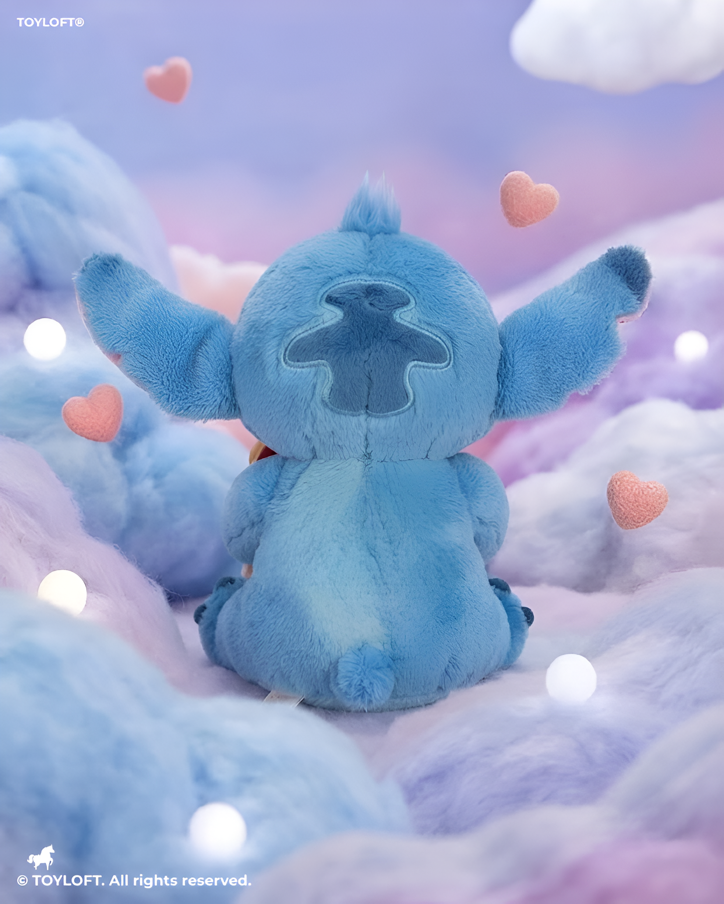 Disney Stitch Soft Toy with Burger - 8 Inch | Cute Blue Alien Stuffed Animal Plush Toy for Kids.