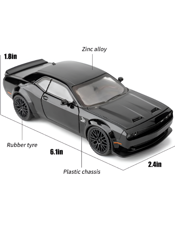 Dodge Challenger SRT Hellcat Redeye 1:32 Scale Diecast Model Car – Detailed Collectible Replica LMI15646.