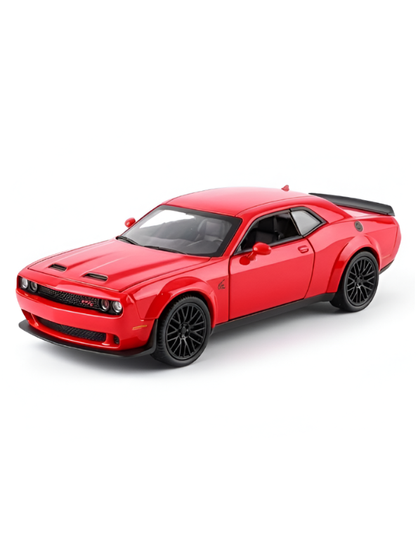 Dodge Challenger SRT Hellcat Redeye 1:32 Scale Diecast Model Car – Detailed Collectible Replica Red LMI15646.