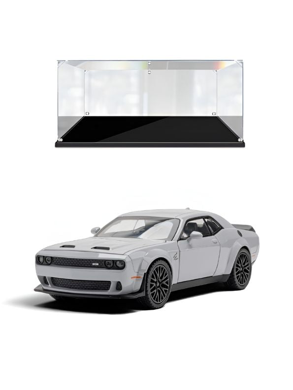 Dodge Challenger SRT Hellcat Widebody 1:32 Scale Alloy Model Car with Acrylic Display Box MD29
