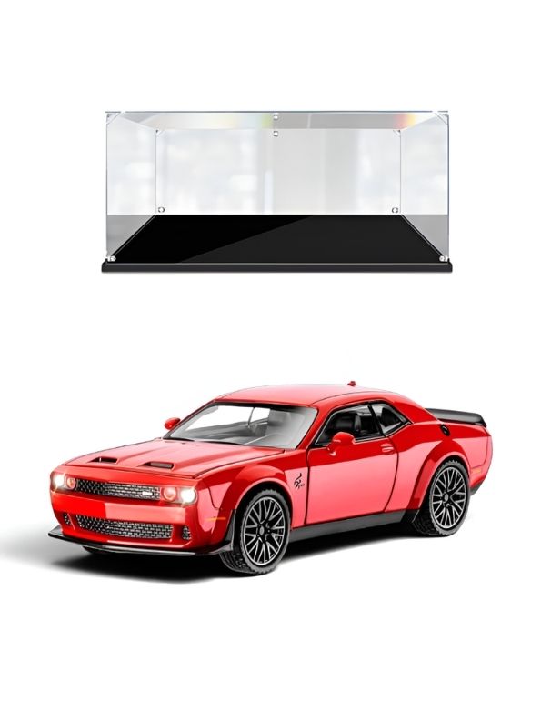Dodge Challenger SRT Hellcat Widebody 1:32 Scale Alloy Model Car with Acrylic Display Box MD29