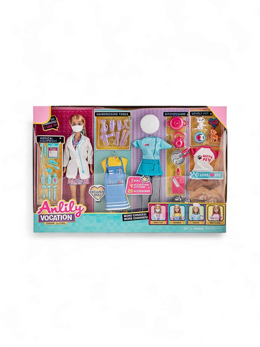 Doll Set for Girls - Barbie Style (MS-M-27) | Adorable Fashion Dolls for Playtime Fun - Toyloft