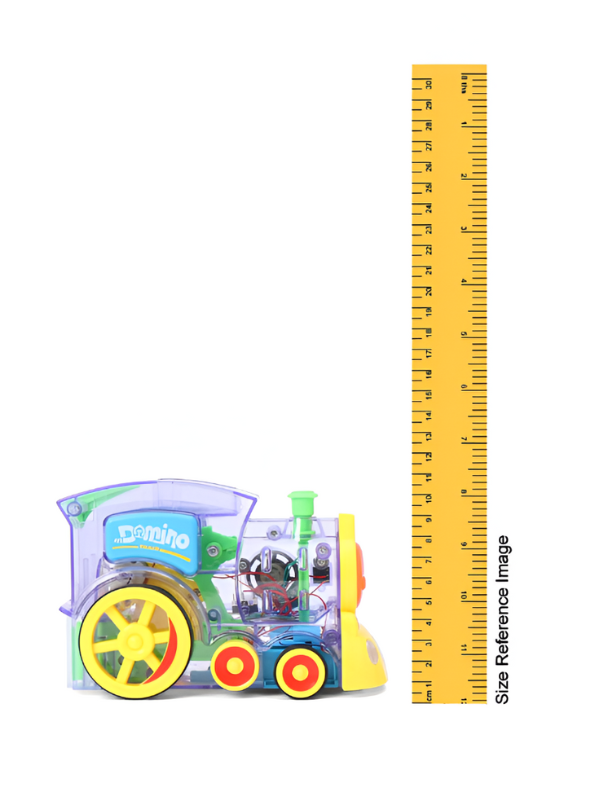 Domino Mini Train Set – Automatic Domino Laying Toy with 60 Colorful Blocks | Educational STEM Toy for Kids LMI11173.