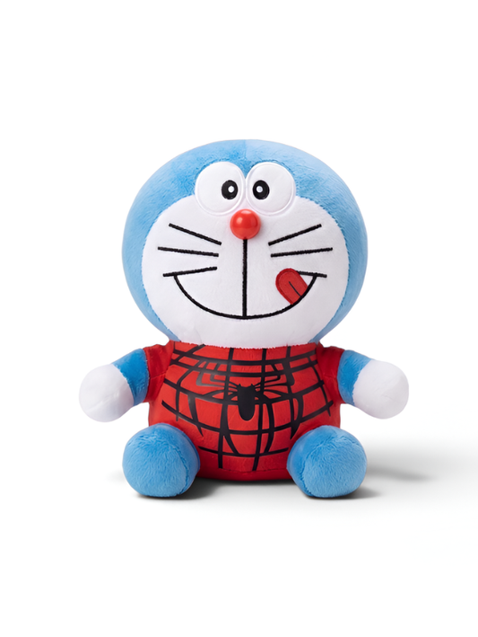 Doraemon in Spider-Man Suit Plush Toy – 7 Inch Crossover Soft Toy ST16773.