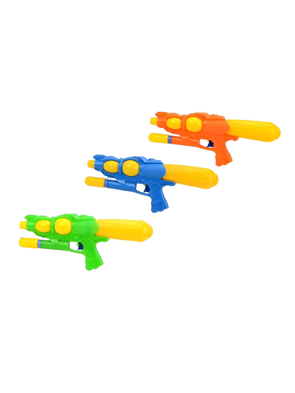 DoubleJet Pro – Double Tank Water Gun Pichkari | High-Pressure Long Range Water Blaster Toy Green LMI14327.