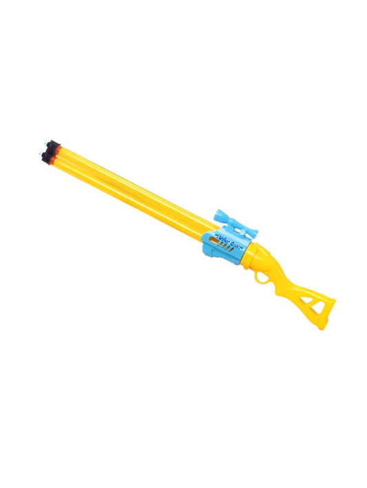 DoubleJet – 2-Nozzle Water Gun | Long Range Pump Action Holi Pichkari for Outdoor Games Yellow LMI15938.