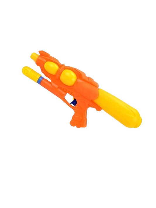 DoubleJet Pro – Double Tank Water Gun Pichkari | High-Pressure Long Range Water Blaster Toy Orange LMI14327.