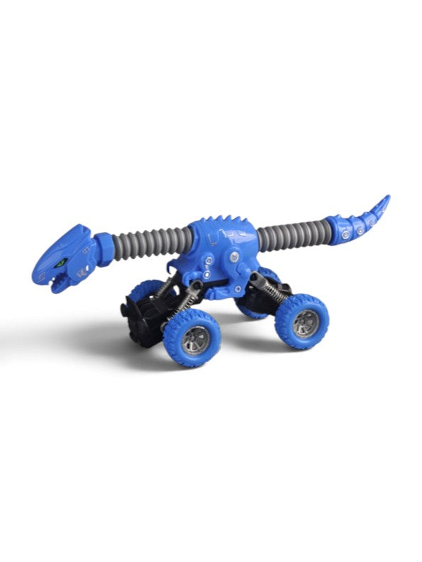 Pack Of 3 Double Rebound Telescopic Dinosaur Monster Toy – Fun Bouncing Pull-Back Toy MD731