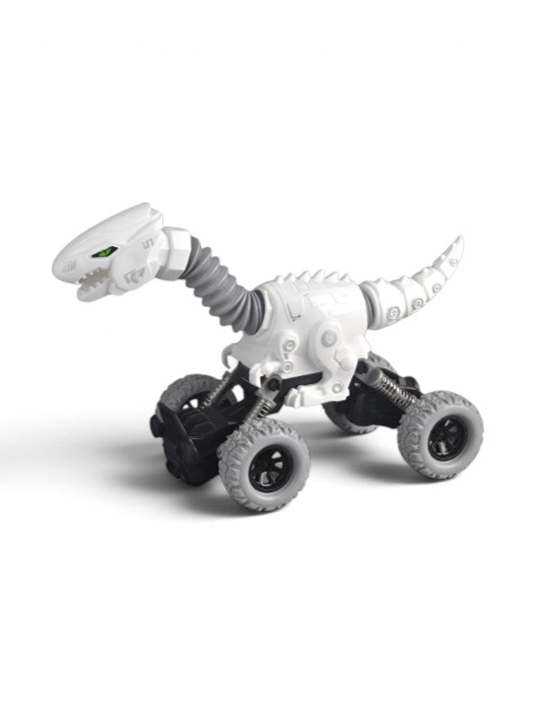 Pack Of 3 Double Rebound Telescopic Dinosaur Monster Toy – Fun Bouncing Pull-Back Toy MD731
