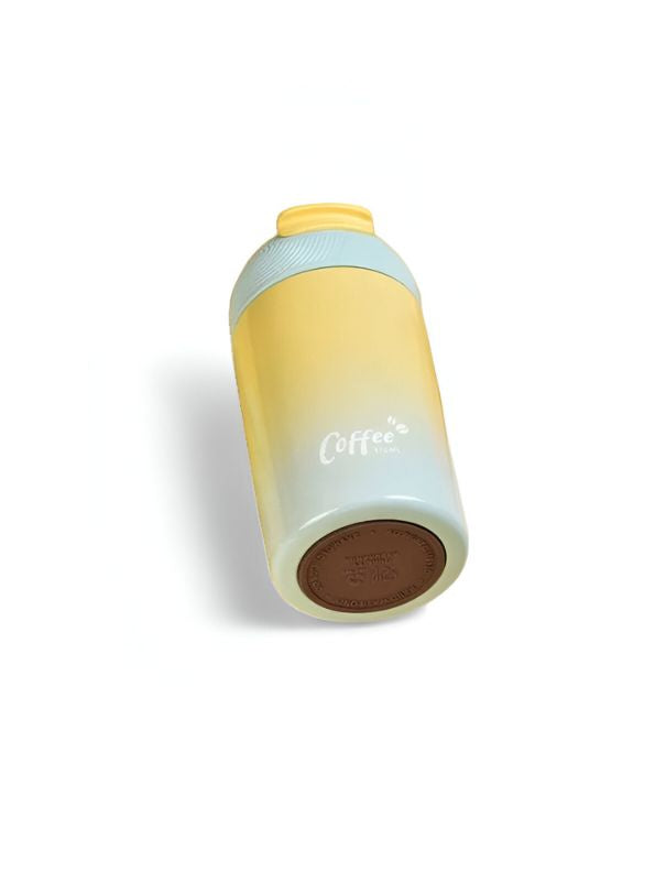 Double Shaded 2-in-1 Water Bottle 370ml – Stylish & Compact for Office Workers NOV3295.