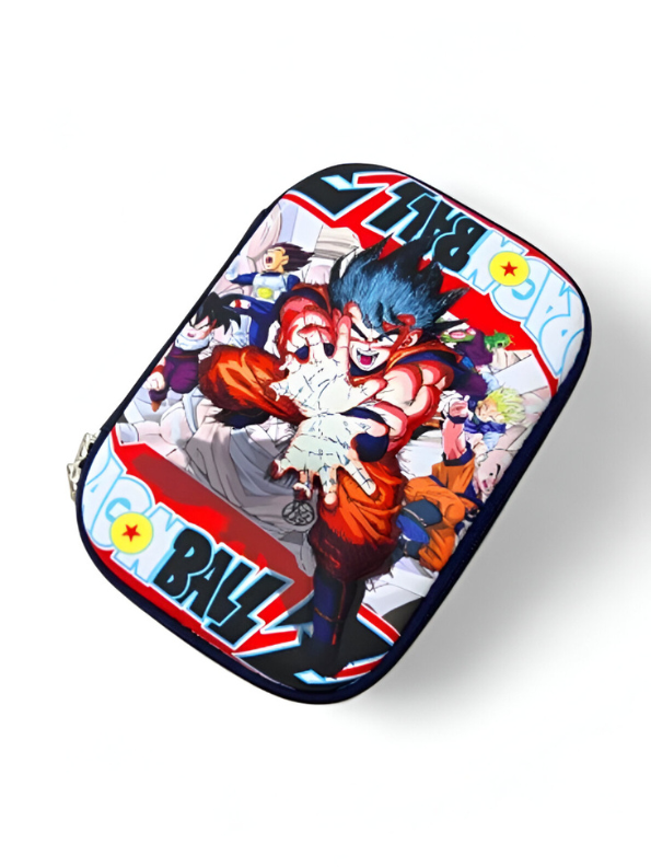 Dragon Ball Z Pencil Pouch for Kids - Goku & Friends Stationery Case.