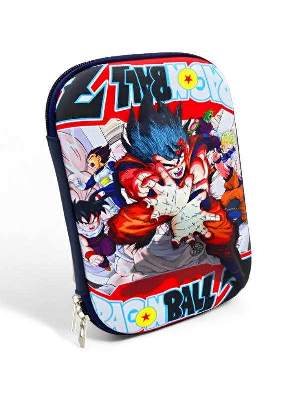 Dragon Ball Z Pencil Pouch for Kids - Goku & Friends Stationery Case.
